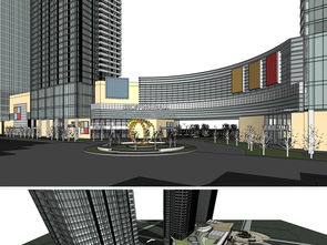 探索城市商業(yè)空間 商業(yè)綜合體與公共空間SU模型設(shè)計(jì)圖資源指南